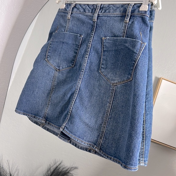 Mossimo Button Front Denim Mini Skirt - Picture 5 of 5